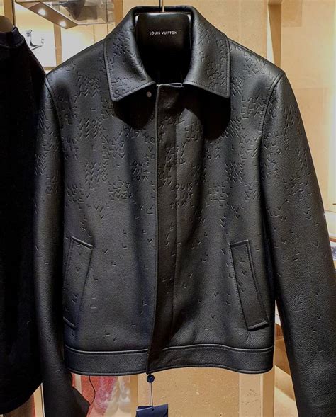 louis vuitton leather jacket men|louis vuitton jacket men's price.